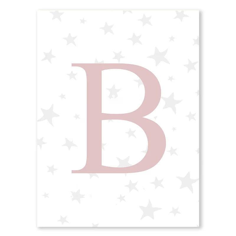 Affiches arc en ciel rose