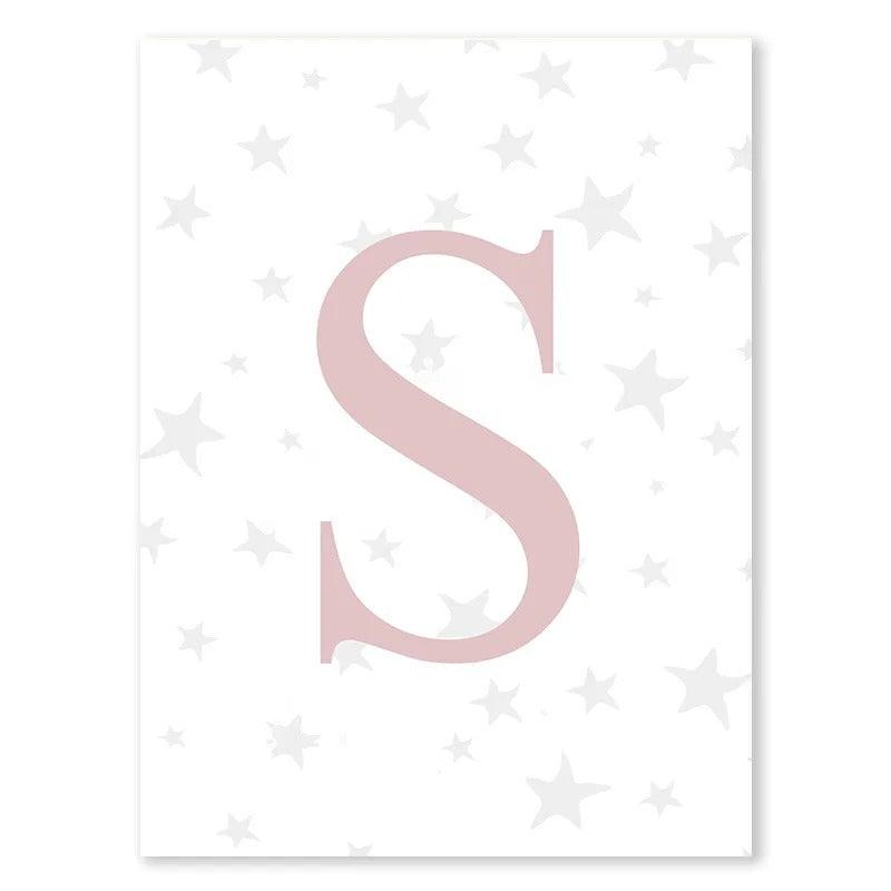 Affiches arc en ciel rose