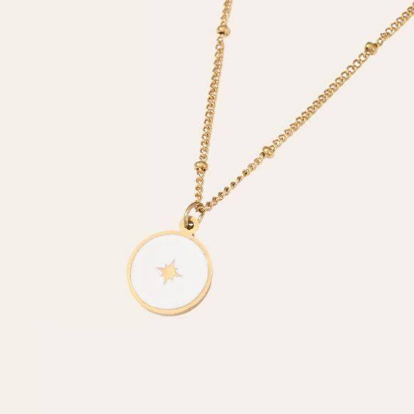 Collier étoile blanche - Mon alpaga