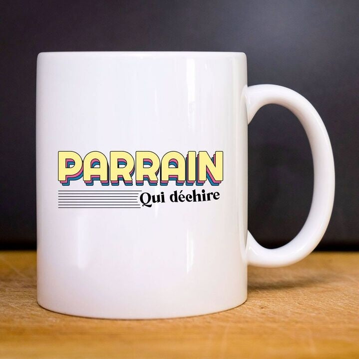Mug Parrain qui déchire