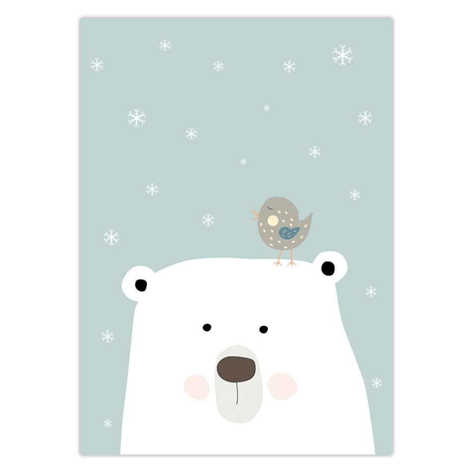 Affiches ours polaire, éléphant, love - Mon alpaga