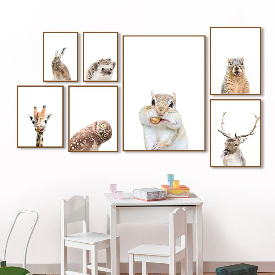 Affiche enfant animaux