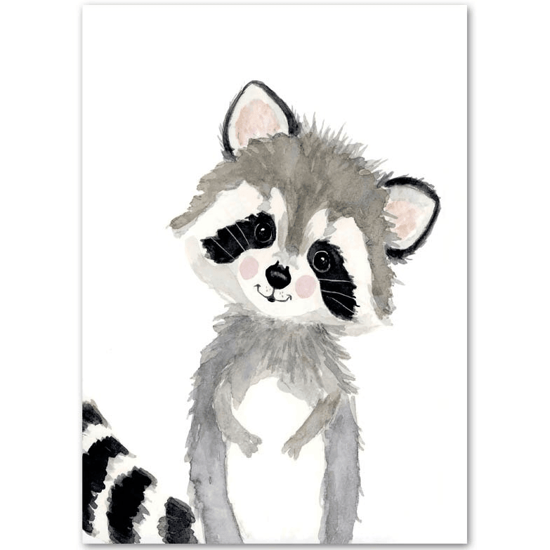 Affiches animaux de la forêt - Mon alpaga