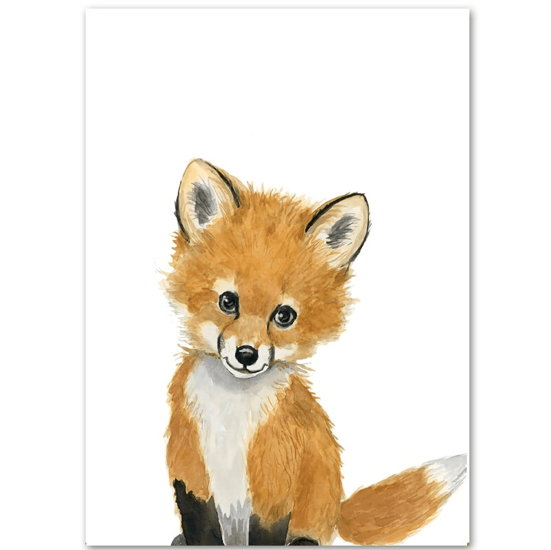 Affiches animaux de la forêt - Mon alpaga