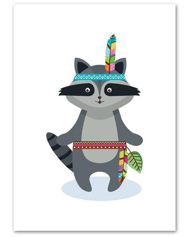 Affiche animaux déguisés - Mon alpaga