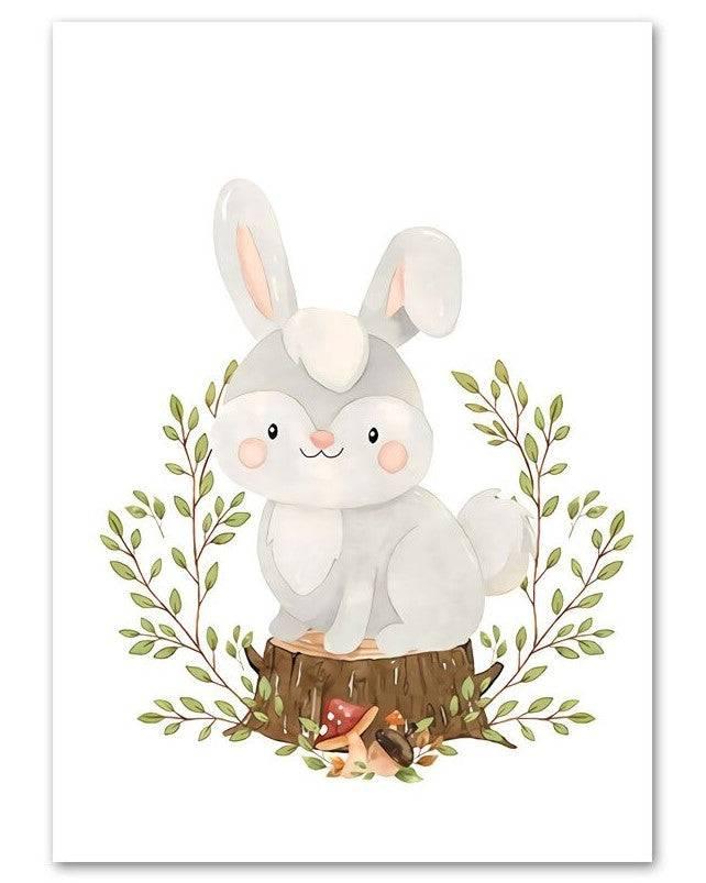 Affiches animaux douceur d'automne - Mon alpaga