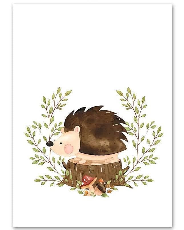 Affiches animaux douceur d'automne - Mon alpaga