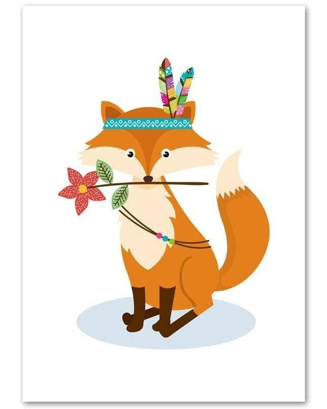 Affiche animaux déguisés - Mon alpaga