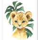 Affiche animaux "jungle" - Mon alpaga