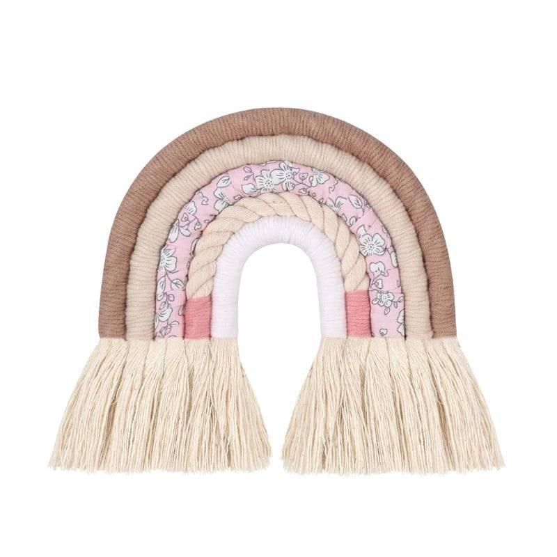 Arc en ciel Macramé à suspendre - Mon alpaga