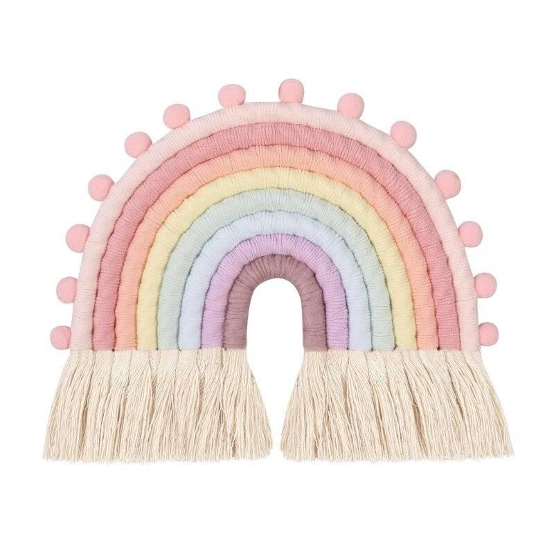 Arc en ciel Macramé à suspendre - Mon alpaga