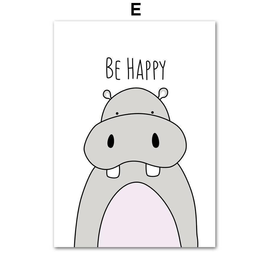 Affiches animaux à message - Mon alpaga