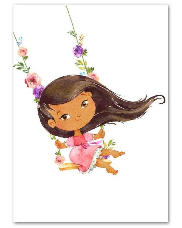 Affiches princesses - Mon alpaga