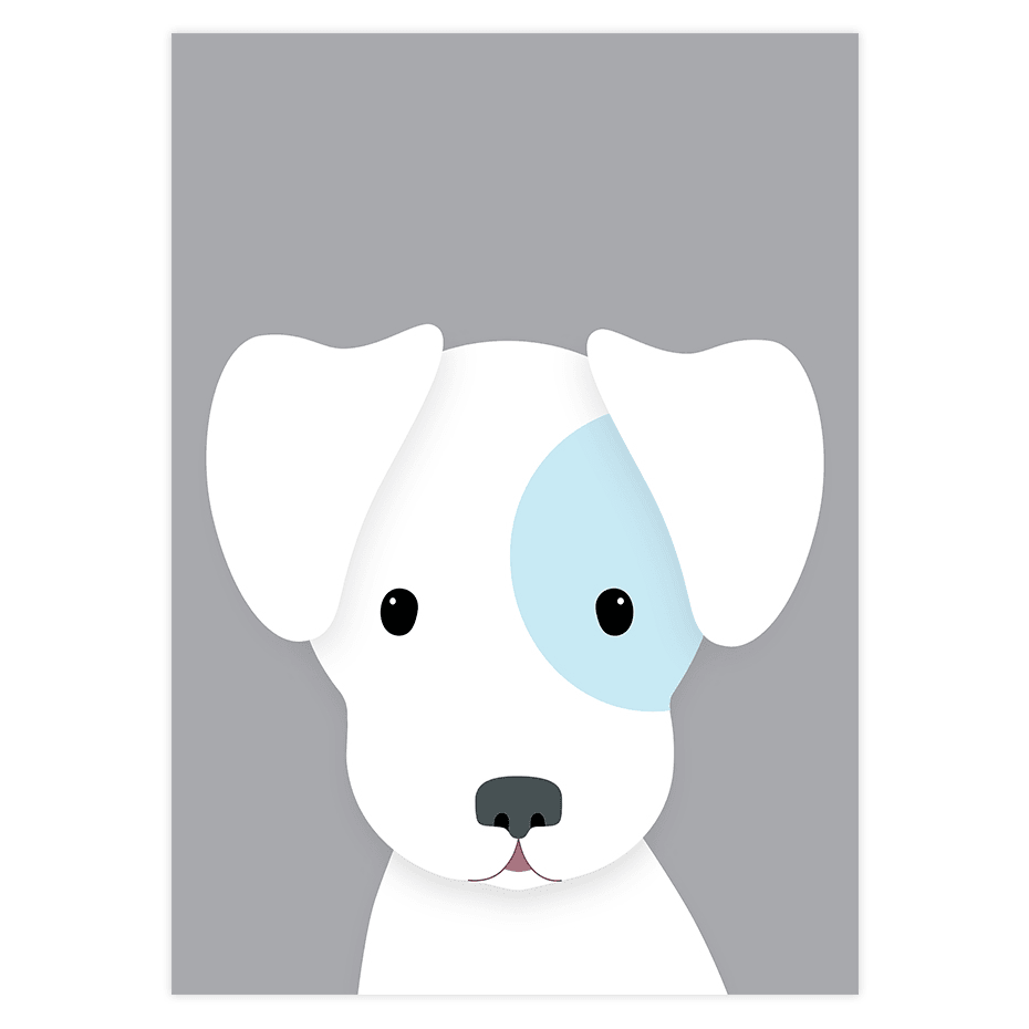 Affiches petits chiots et nuage - Mon alpaga