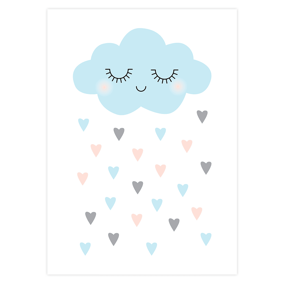 Affiches petits chiots et nuage - Mon alpaga