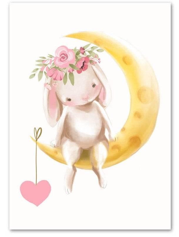 Affiches lapins tendresse - Mon alpaga