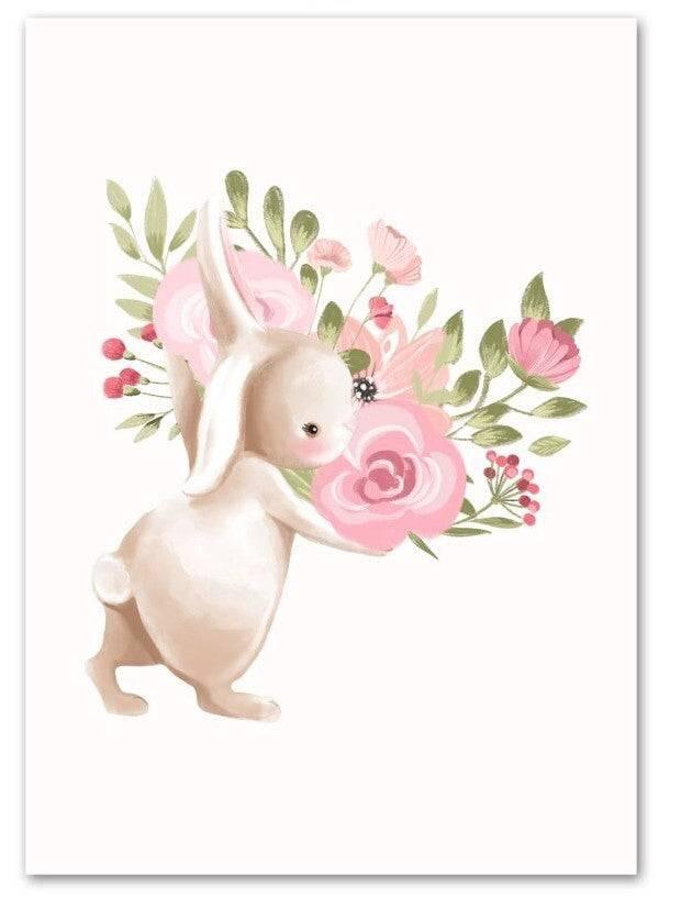 Affiches lapins tendresse - Mon alpaga
