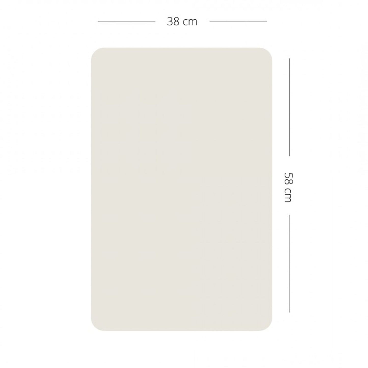 Tableau magnétique rectangle gris