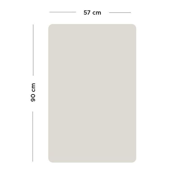 Tableau magnétique rectangle gris