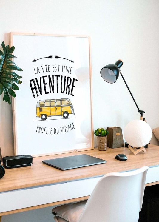 Affiche La vie est une aventure