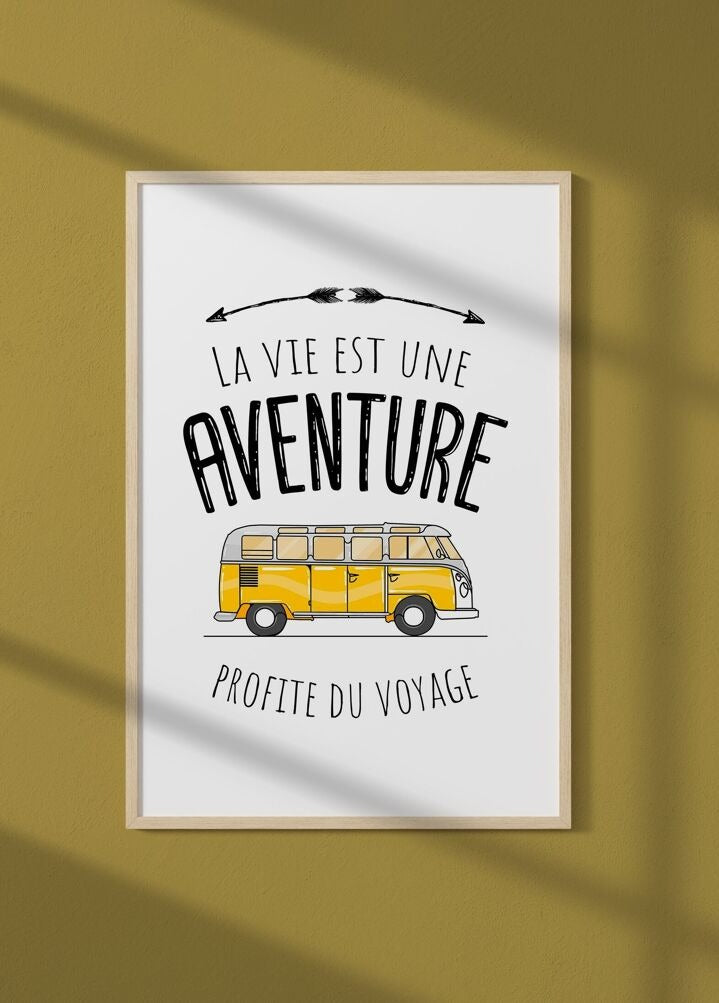 Affiche La vie est une aventure