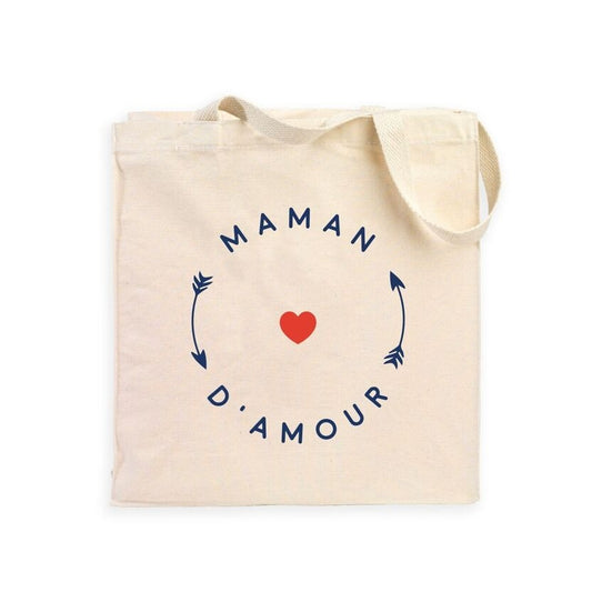 Tote bag "Maman d'amour" flèche