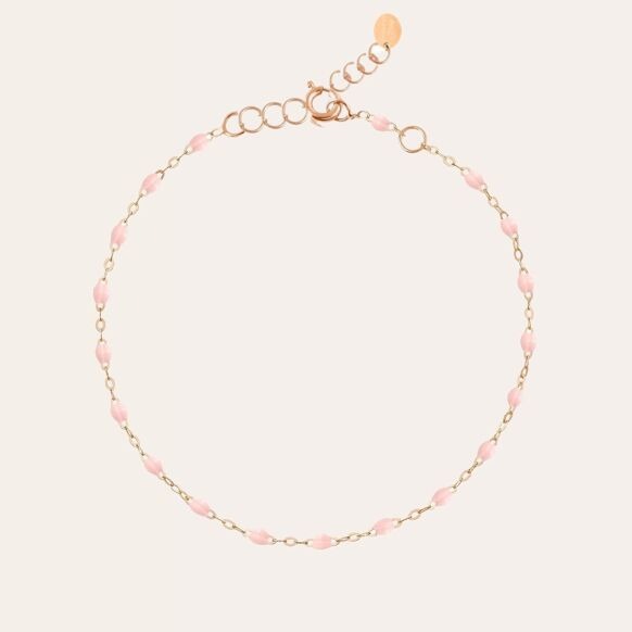 Bracelet doré rose pâle