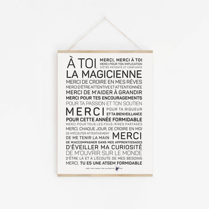 Duo Affiches Fin d'Année – Merci Maîtresse & Merci ATSEM – présentation 2