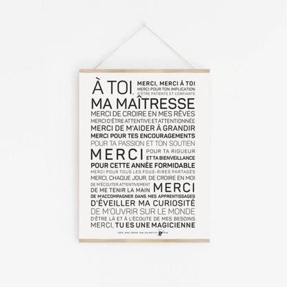 Duo Affiches Fin d'Année – Merci Maîtresse & Merci ATSEM – présentation 1