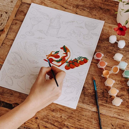 Peinture au numéro - La dolce pizza