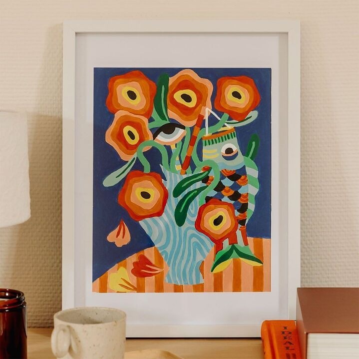 Peinture au numéro - Le bouquet