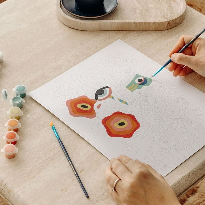 Peinture au numéro - Le bouquet