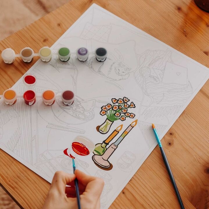 Peinture au numéro - Une soirée à soi