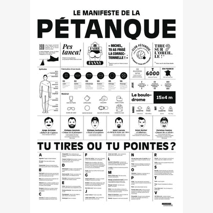 Affiche Le manifeste de la pétanque