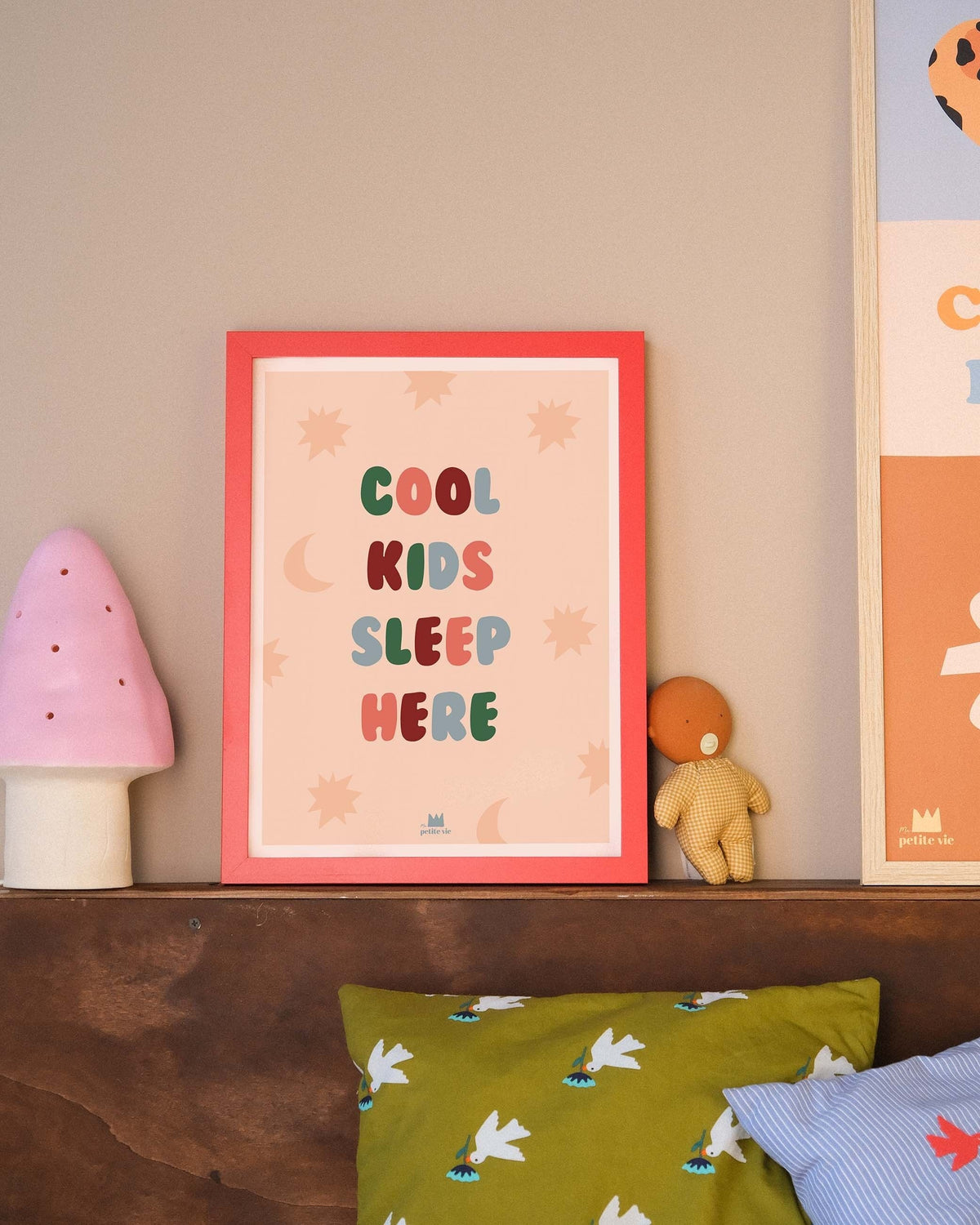 Affiche Cool kids sleep here Ma petite vie