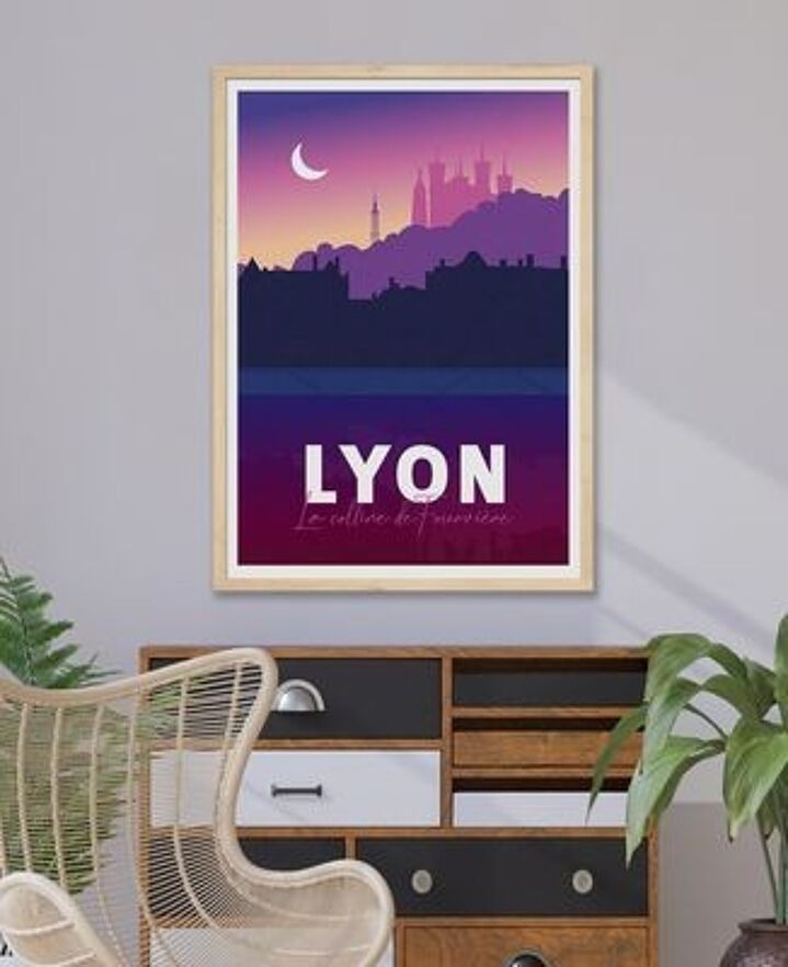 Affiche Lyon design