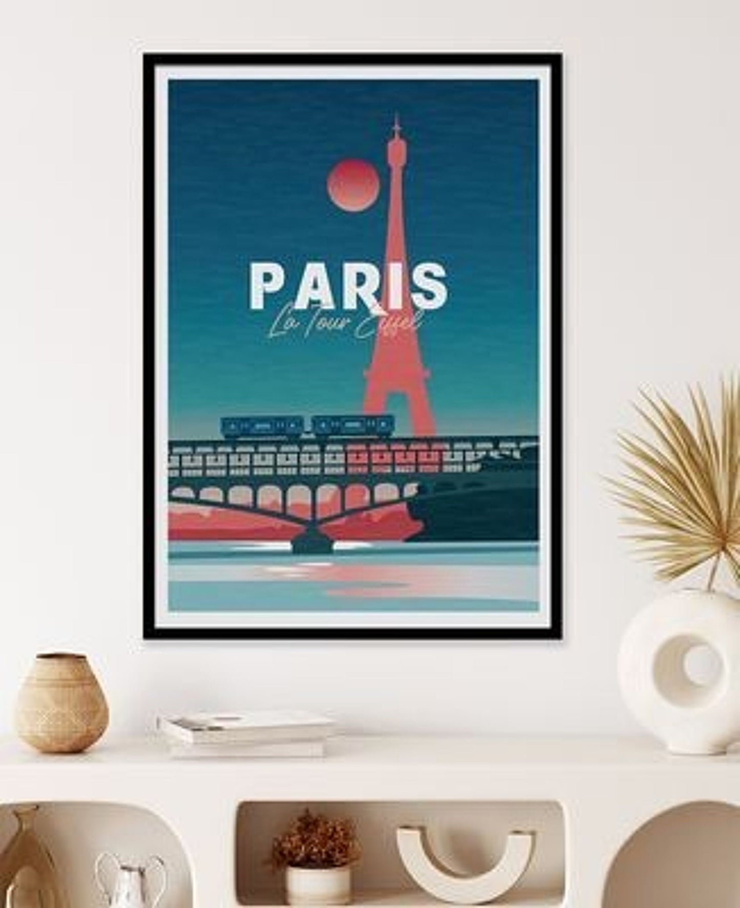 Affiche ville Paris design