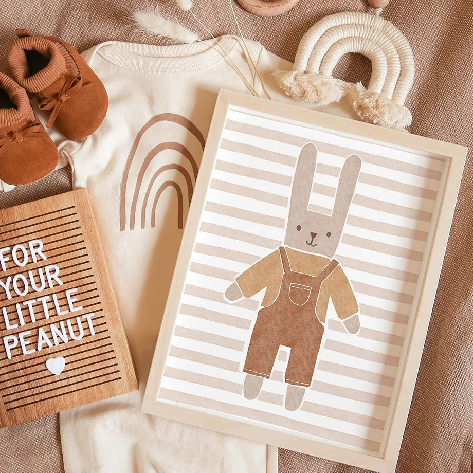 Affiches ours lapin enfant style boho - Mon alpaga