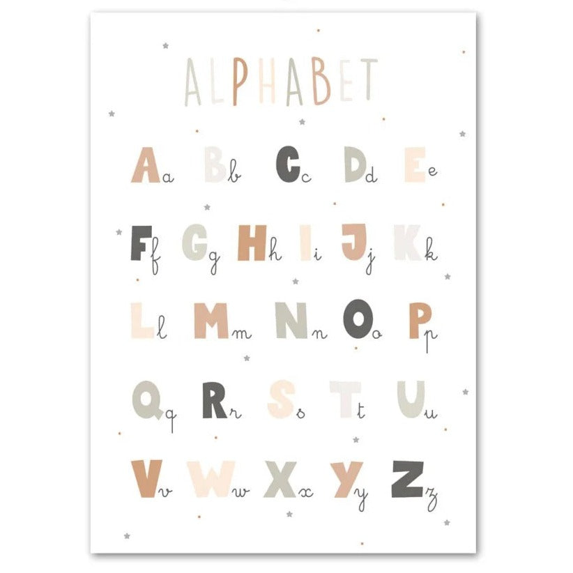 affiche alphabet