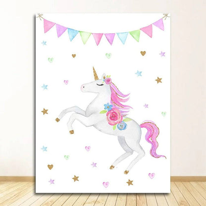 Affiches licorne, arc en ciel, gâteau - Mon alpaga