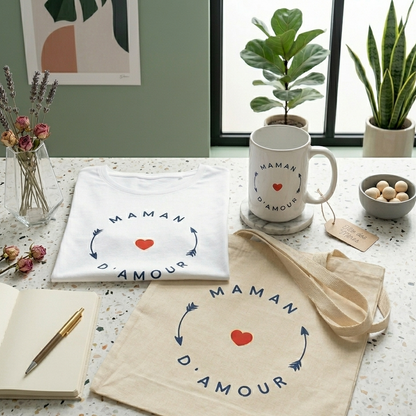 Mug "Maman d'amour" flèche