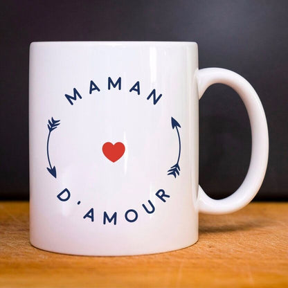 Mug "Maman d'amour" flèche