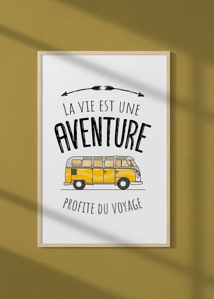 Affiche La vie est une aventure - Mon alpaga
