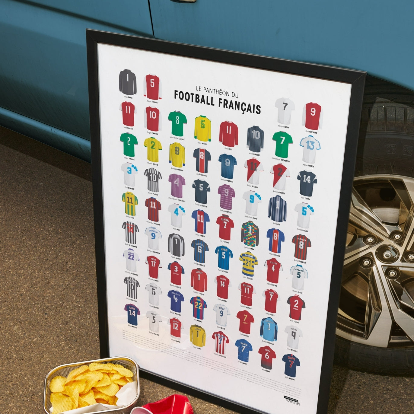 LES MAILLOTS MYTHIQUES DU FOOTBALL FRANÇAIS 