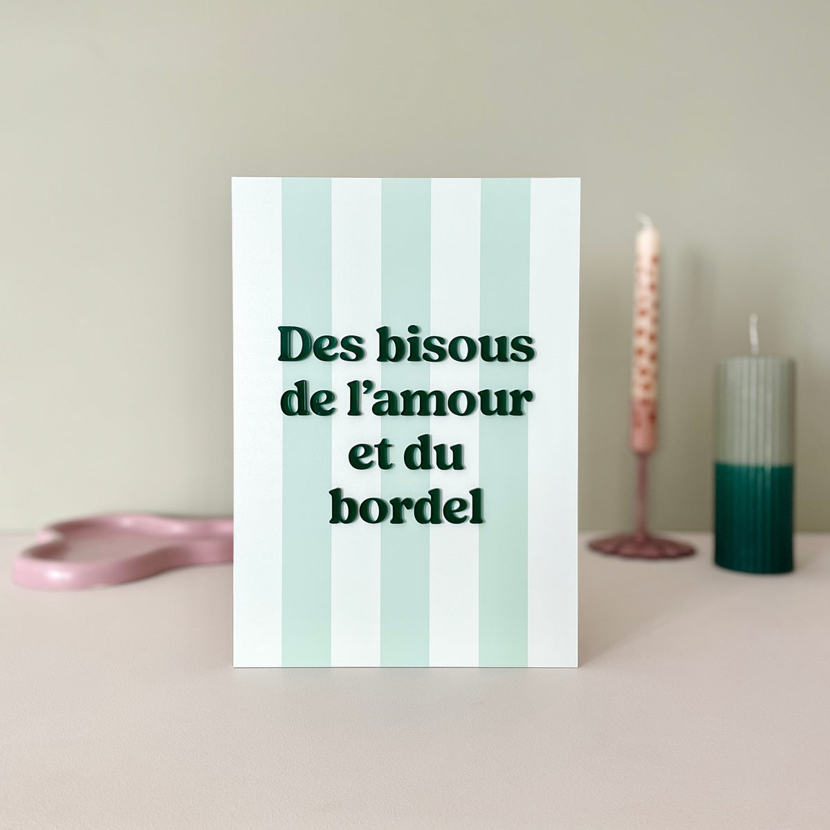 affiche plexiglas vert d eau