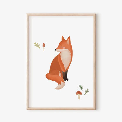Affiche renard Papier curieux