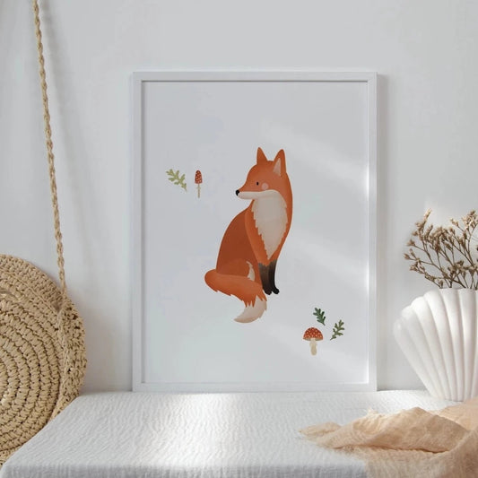Affiche renard Papier curieux