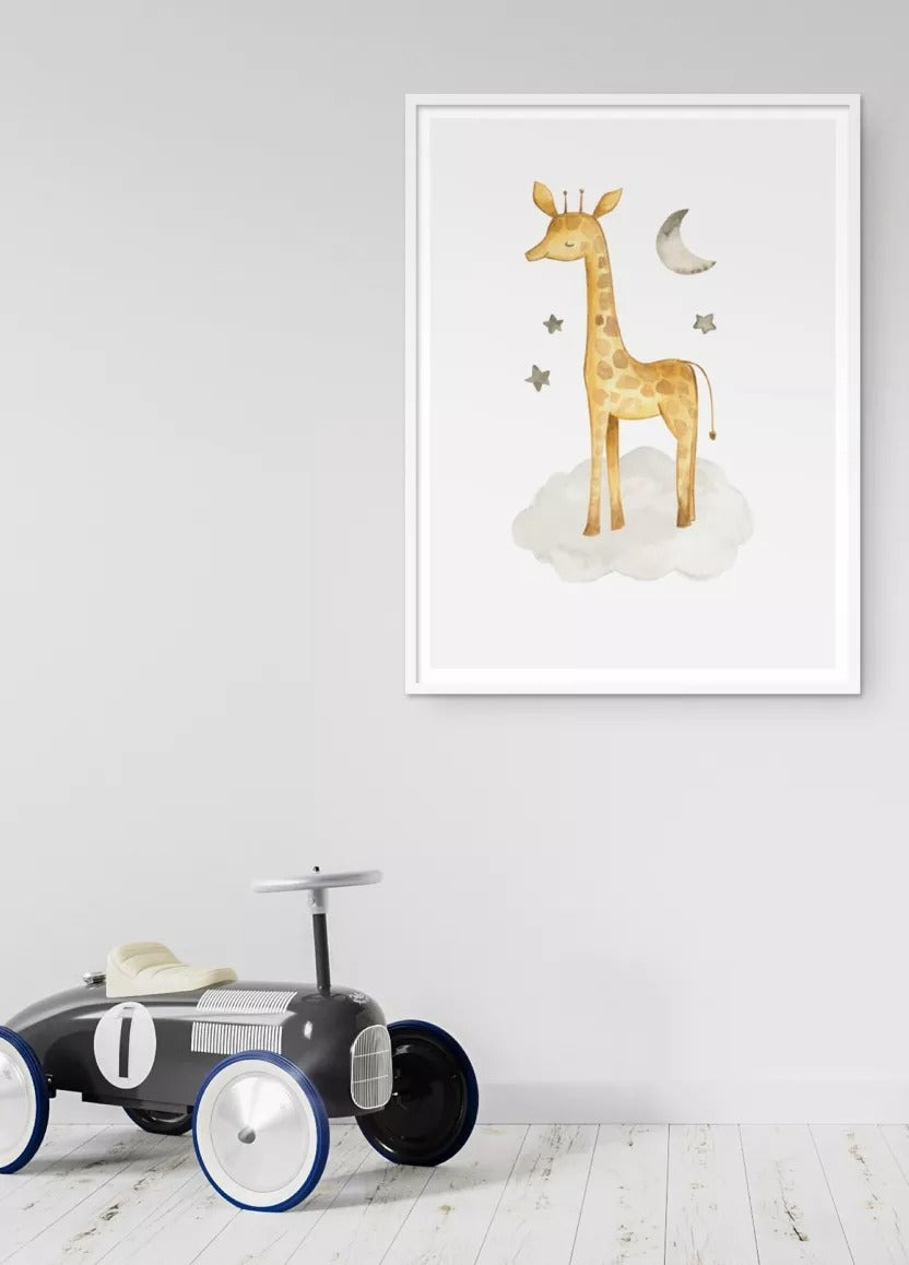 Affiches bébés animaux chambre enfant