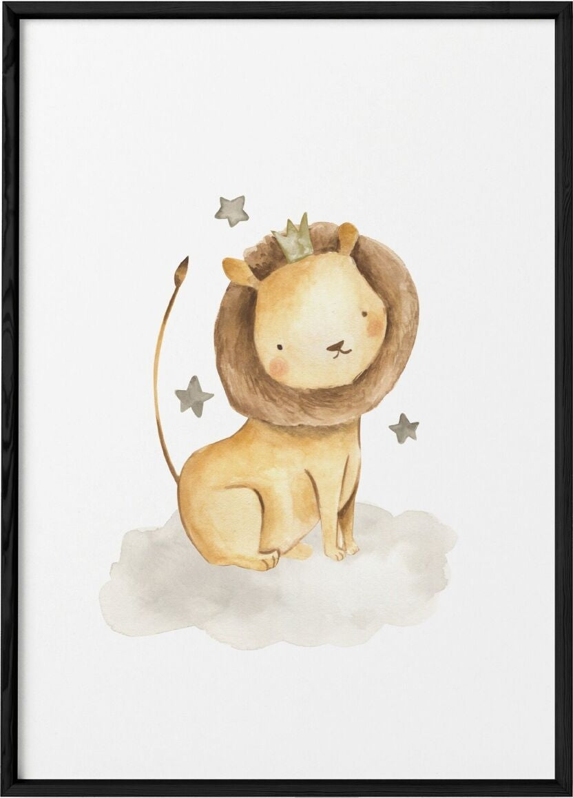 Affiches bébés animaux chambre enfant