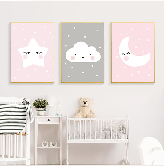 Affiche chambre Bébé/enfant - sans cadre - Mer - Babybird